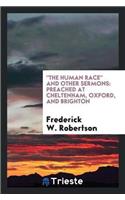 "The Human Race" and Other Sermons