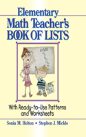 The Elementary Math Teacher's Book of Lists