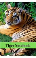 Tiger Notebook: A5 (6 x 9 Inches) Notebook Journal Diary . High Quality Hand Writing Journal With 100 Pages