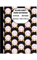 Blank Sheet Music Notebook