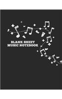 Blank Sheet Music Notebook