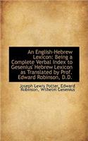 An English-Hebrew Lexicon