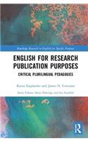 English for Research Publication Purposes
