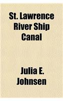 St. Lawrence River Ship Canal