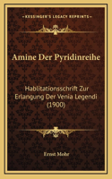 Amine Der Pyridinreihe