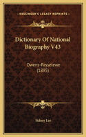 Dictionary Of National Biography V43: Owens-Passelewe (1895)