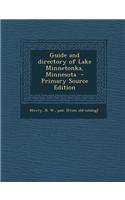 Guide and Directory of Lake Minnetonka, Minnesota