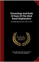 Chronology and Book of Days of the 42nd Royal Highlanders