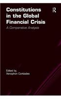 Constitutions in the Global Financial Crisis