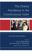 Obama Presidency in the Constitutional Order