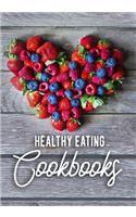 Cookbooks Healthy Eating: Blank Recipe Cookbook Journal V1