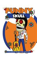 Funny Skull Coloring Book For Adults