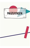 Mazedonien: Liniertes Reisetagebuch Notizbuch oder Reise Notizheft liniert - Reisen Journal für Männer und Frauen mit Linien