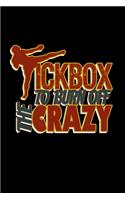 Kickbox to burn off the crazy: Hangman Puzzles - Mini Game - Clever Kids - 110 Lined pages - 6 x 9 in - 15.24 x 22.86 cm - Single Player - Funny Great Gift