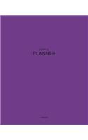 Undated Purple Planner