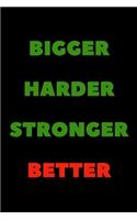 Bigger, Harder, Stronger, Better