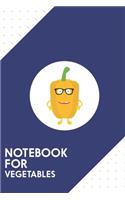 Notebook for Vegetables