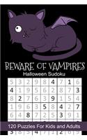 Beware of Vampires Halloween Sudoku