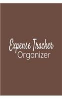 Expense Tracker Organizer: Brown Journal Easy Tracker for Personal Expenses Record - Great for Travel Cost and Family Trip - 6x9 110 pages