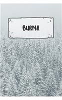 Burma: Ruled Travel Diary Notebook or Journey Journal - Lined Trip Pocketbook for Men and Women with Lines