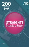 Straights - 200 Master Puzzles 9x9 (Volume 10)