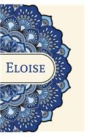 Mandala Notebook with Personalized Monogram Eloise