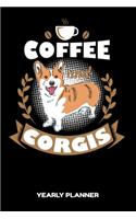 Coffee And Corgis Yearly Planner