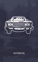 Bullet Dotted Journal: Antique Car Lover Notebook Dotted Grid a5 6x9 120 Pages - Retro Car Planner Classic Automotive Diary Car Collector - Vintage Lover 90s Kids Gift Ide