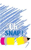 Oh Snap: Cornell Notes Notebook - Note Taking Notebook - For Writers, Students - Homeschool