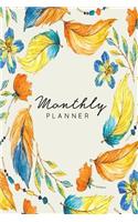 Flowers & Feathers Monthly Planner