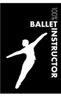 Ballet Instructor Notebook