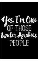 Yes, I'm One of Those Water Aerobics People