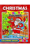 Christmas Color by Number Coloring Book for Kids