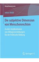 Die subjektive Dimension von Menschenrechten