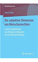 Die Subjektive Dimension Von Menschenrechten