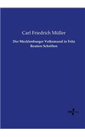 Der Mecklenburger Volksmund in Fritz Reuters Schriften