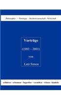 Vorträge ( 1983 - 2001 ) von Lutz Simon