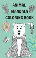 Animal Mandala Coloring Book