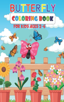 Butterfly Coloring Book for Kids Ages 2-6