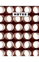 Off-Center Circle Design Notebook