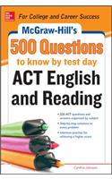 500 ACT English and Reading Questions to Know by Test Day