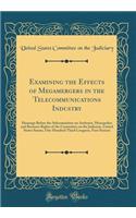 Examining the Effects of Megamergers in the Telecommunications Industry: Hearings Before the Subcommittee on Antitrust, Monopolies and Business Rights of the Committee on the Judiciary, United States Senate, One Hundred Third Congress, First Sessio