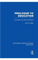 Prologue to Education (RLE Edu K)