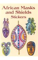 African Masks and Shields Stickers
