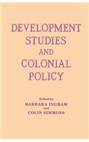 Development Studies and Colonial Policy