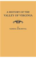 A History of the Valley of Virginia