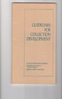 Guidelines for Collection Development