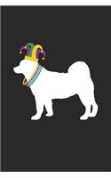 Akita Notebook - Mardi Gras Gift for Akita Lovers - Akita Journal