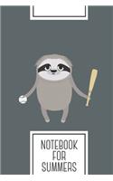 Notebook for Summers