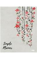 Simple Planner: One Year Weekly and Monthly Undated Planner